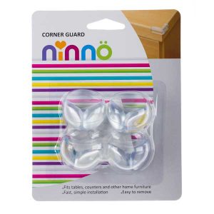 محافظ گوشه شفاف گرد نینو (ninno) بسته ۴ عددی