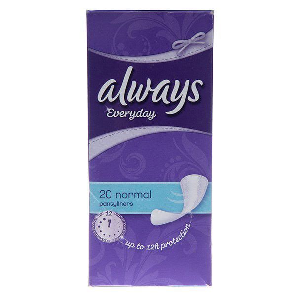 پد بهداشتی نازک سایز متوسط روزانه always پد بهداشتی نازک سایز متوسط روزانه always