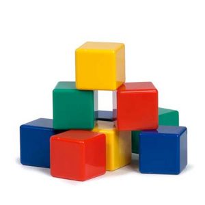 اسباب بازی مکعب‌های رنگی بسته 8 عددی