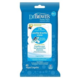 دستمال مرطوب پاک کننده شیشه شیر و پستانک دکتر براون Dr. Brown's