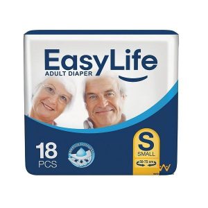 پوشک کامل بزرگسال ایزی لایف easy life سایز S بسته 18 عددی