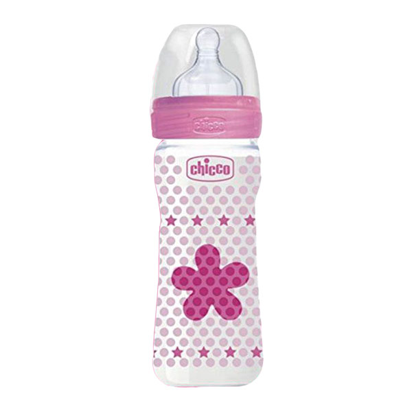 chicco-well-being-feeding-bottle-250ml-pink