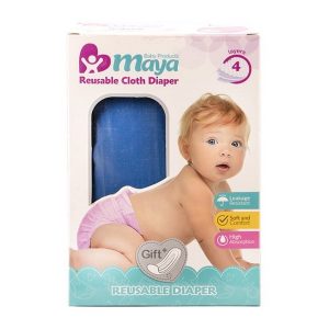 پوشک قابل شستشو maya سایز S مناسب 7- 4 کیلو گرم