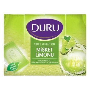 صابون دورو DURU با رایحه لیمو و نعنا بسته 4 عددی