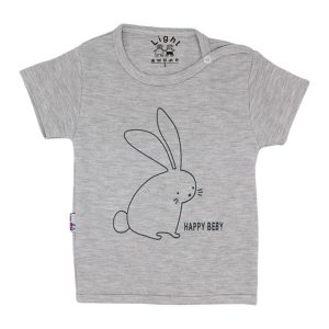 تی شرت اسپرت آستین کوتاه لایت طرح خرگوش
