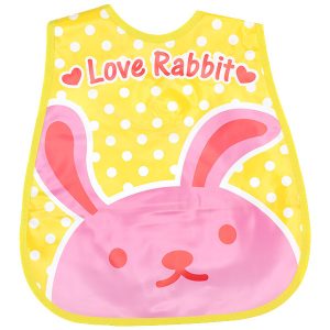 پیشبند کاسه ای فلکسی مدل LOVE Rabbit