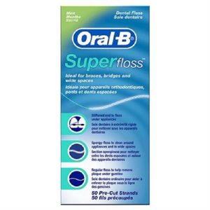 نخ دندان ارتودنسی اورال بی مدل Super Floss