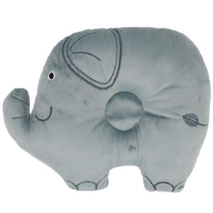 بالش فرم دهی سر نوزاد مدل فیل رنگ طوسی