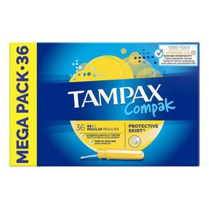 تامپون تامپکس Tampax مدل Regular Compak بسته 36 عددی