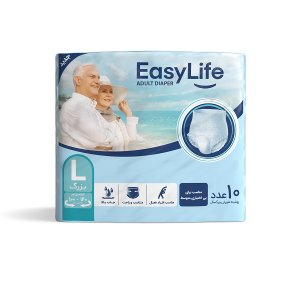 پوشک بزرگسال شورتی ایزی لایف Easy Life سایز L بسته 10 عددی