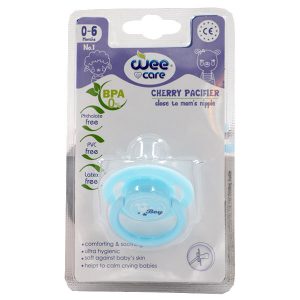 پستانک گیلاسی وی کر Wee care مناسب 0 تا 6 ماه