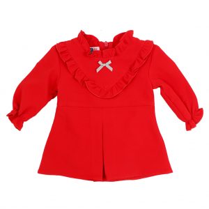 پیراهن دخترانه سمپل Sampel کد 1121 رنگ قرمز