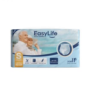 پوشک بزرگسال شورتی ایزی لایف Easy Life سایز S بسته 14 عددی