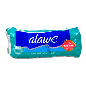 نوار بهداشتی بالدار ضخیم مشبک آلاوه ( alawe ) 10 عددی