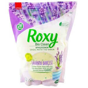 پودر صابون بنفش رکسی (Roxy) مخصوص ماشین وزن ۸۰۰ گرم