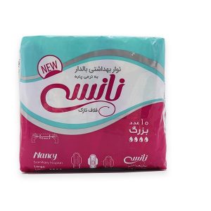 نوار بهداشتی نانسی مدل فلاف نازک سایز بزرگ 10 عددی