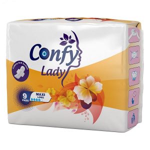 نوار بهداشتی کانفی ( Confy Lady ) مدل Maxi Long بسته 9 عددی