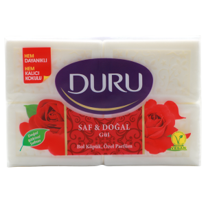 صابون دورو DURU با رایحه گل رز بسته 4 عددی