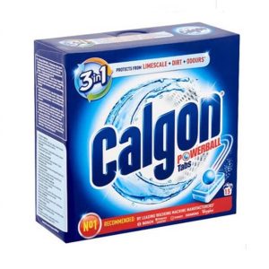 قرص جرم گیر ماشین لباسشویی کالگون « Calgon » مدل 3in1 بسته 15 عددی