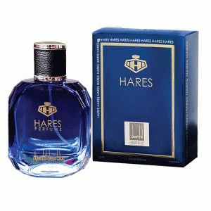 عطر مردانه HARES مدل DESIR BLUE حجم 100 میلی لیتر