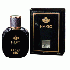 عطر مردانه HARES مدل MONT BLAck حجم 100 میلی لیتر