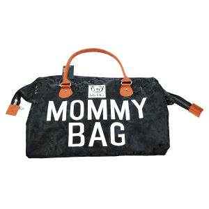 ساک لوازم نوزاد baby Dior مدل MOMMY BAG مشکی طرح دار