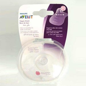 محافظ و رابط سینه سیلیکونی دو عددی فیلیپس اونت Philips AVENT سایز M