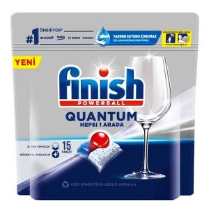 قرص ماشین ظرفشویی فینیش (finish) مدل Quantum بسته 15 عددی