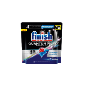 قرص ماشین ظرفشویی فینیش finish مدل QUANTUM بسته 22 عددی