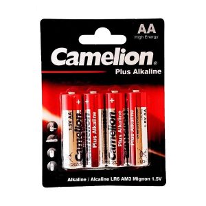 باتری قلمی camelion مدل plus alkaline بسته 4 عددی