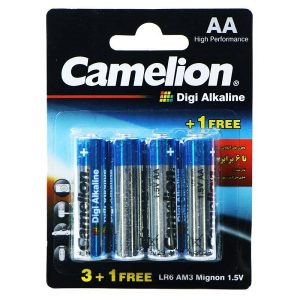 باتری قلمی CAMELION مدل DIGI alkaline بسته 4 عددی