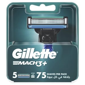 تیغ یدک 3 لبه ژیلت مدل +MACH 3 بسته 5 عددی