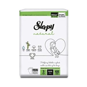 پوشک اسلیپی (sleepy) سایز 3 بسته 68 عددی