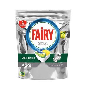 قرص ماشین ظرفشویی فیری FAiRY پلاتینیوم بسته 43 عددی