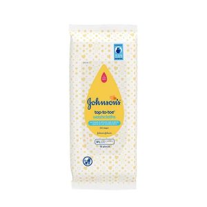 دستمال مرطوب کودک جانسون Johnsons بسته 15 عددی