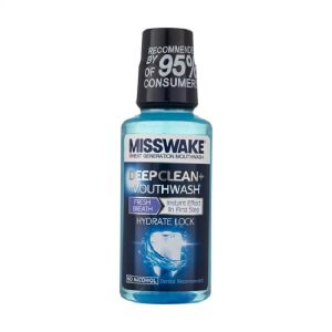 دهانشویه misswake مدل Deep clean حجم 400ml