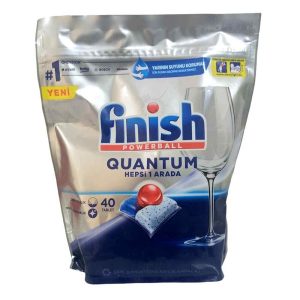 قرص ماشین ظرفشویی فینیش finish مدل QUANTUM بسته 40 عددی