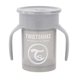 لیوان آبمیوه خوری 360 درجه تویست شیک Twistshake طوسی