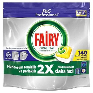 قرص ماشین ظرفشویی فیری FAIRY مدل ORGINAL بسته 140 عددی