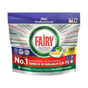 قرص ماشین ظرفشویی فیری FAIRY مدل PLATINUM بسته 125 عددی