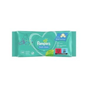 دستمال مرطوب پمپرز pampers بسته 52 عددی