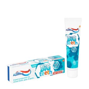 خمیردندان کودک 6 _ 8 سال آکوافرش Aquafresh مدل Big theath حجم 50 میل