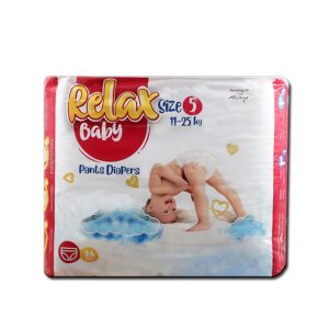 پوشک شورتی ریلکس بیبی Relax baby سایز ۵ بسته ۲۶ عددی