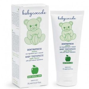 خمیردندان با طعم سیب بی بی کوکول Babycoccole حجم 75 میلی لیتر