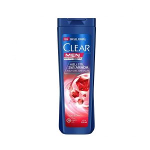 شامپو ضد شوره مردانه کلیر CLEAR مدل HIZLI STiL حجم 350 میل