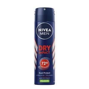 اسپری ضد تعریق مردانه نیوا nivea مدل Dry Impact 72h حجم 150 میلی لیتر