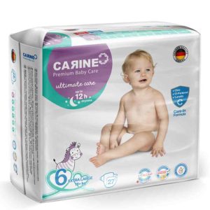 پوشک چسبی کارین Carine سایز 6 بسته 27 عددی