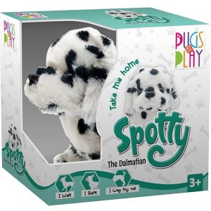 عروسک سگ خالدار پاگ ات پلی pug at play مدل spotty