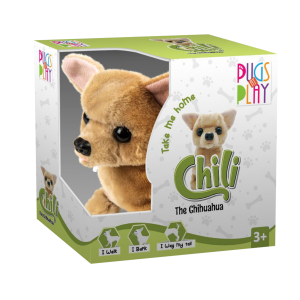 عروسک سگ پاگ ات پلی pug at play مدل chili